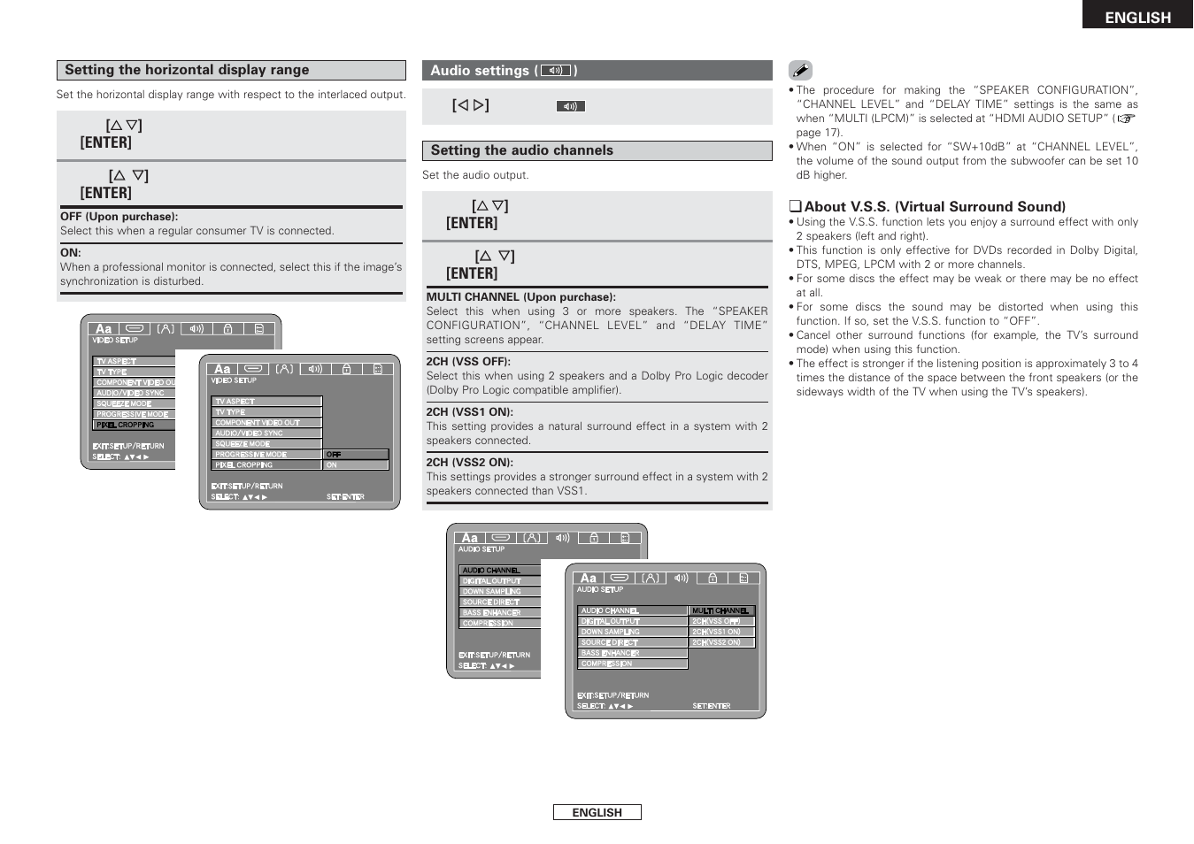 Denon DVD-3930CI User Manual | Page 25 / 54