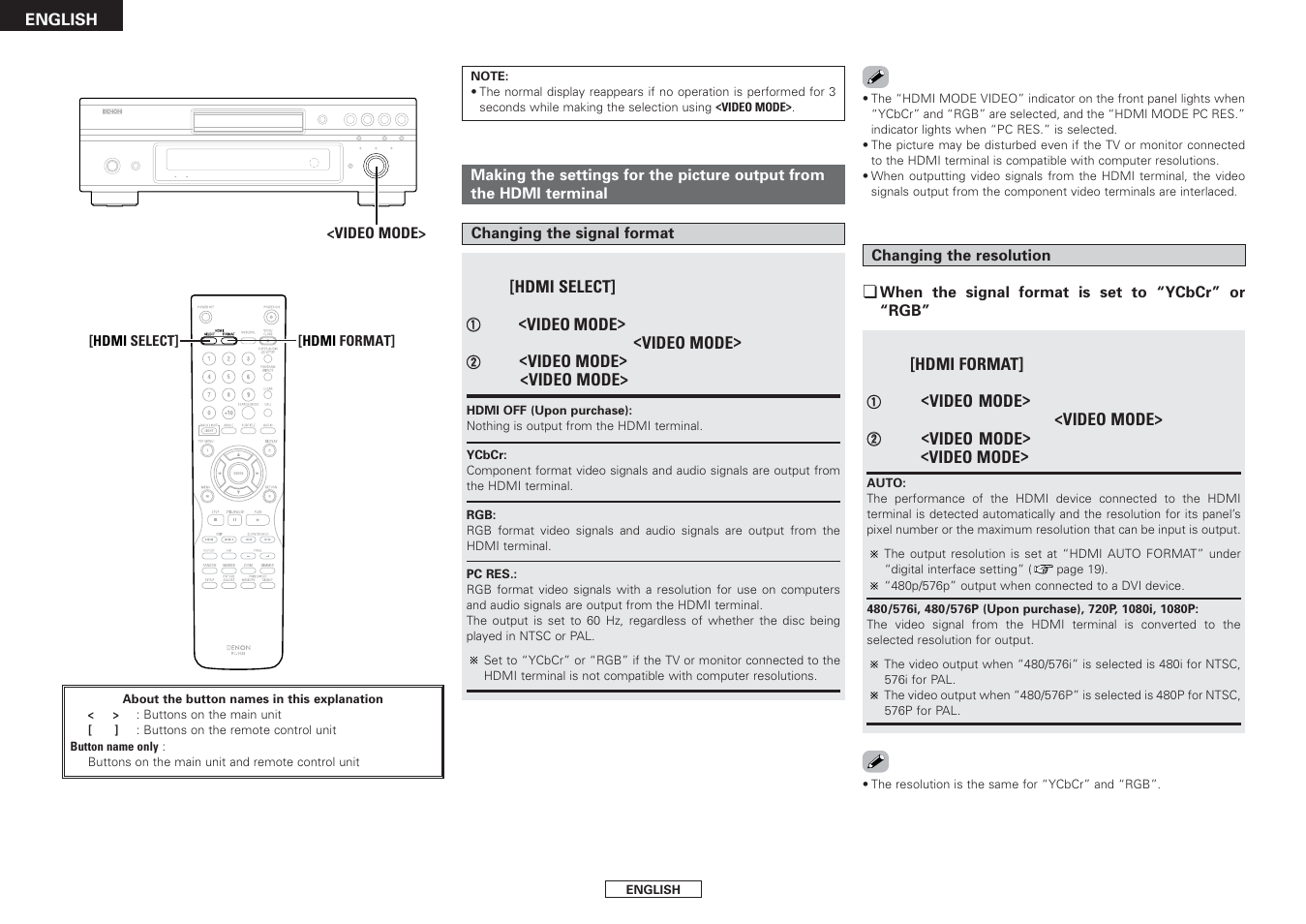 Denon DVD-3930CI User Manual | Page 32 / 54