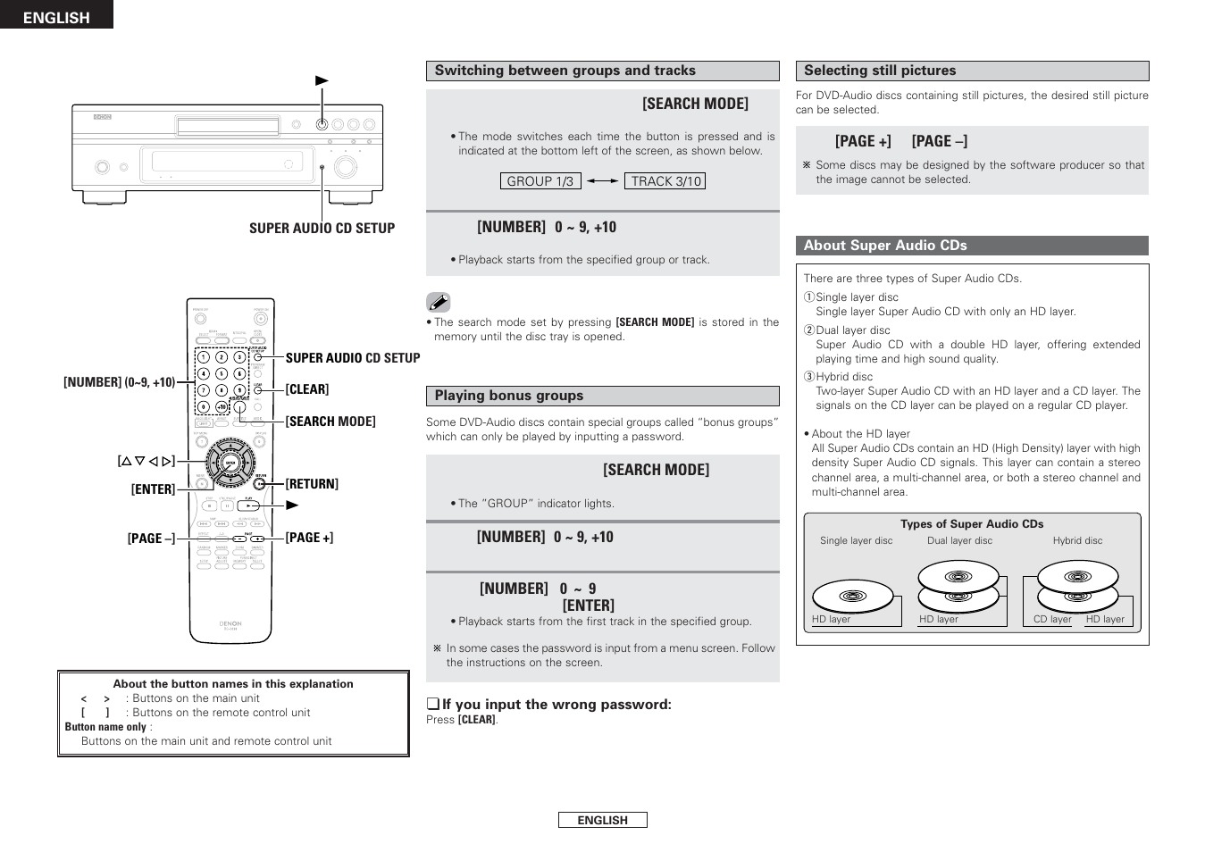 Denon DVD-3930CI User Manual | Page 40 / 54