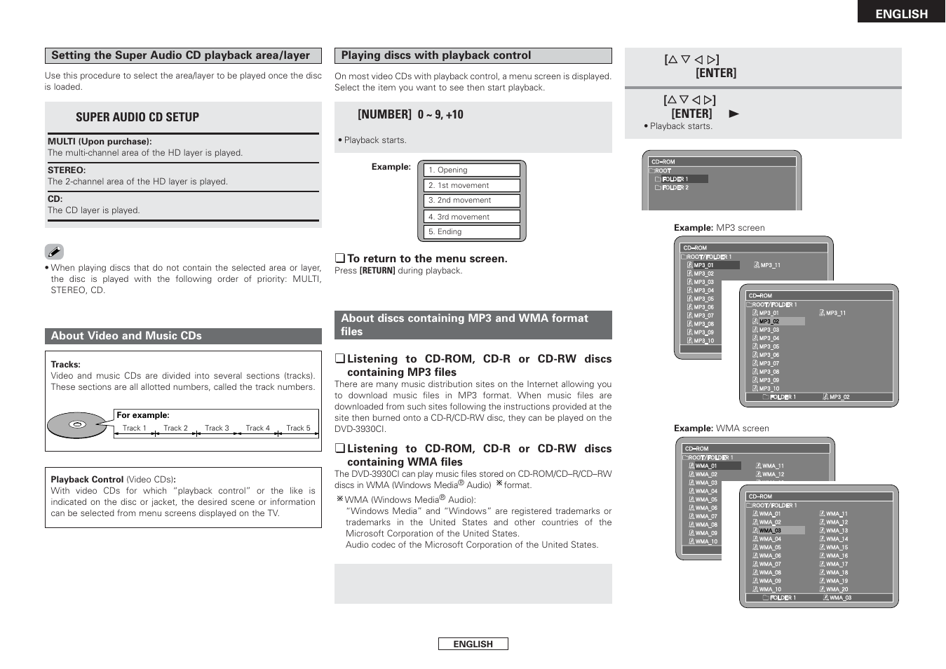 Denon DVD-3930CI User Manual | Page 41 / 54