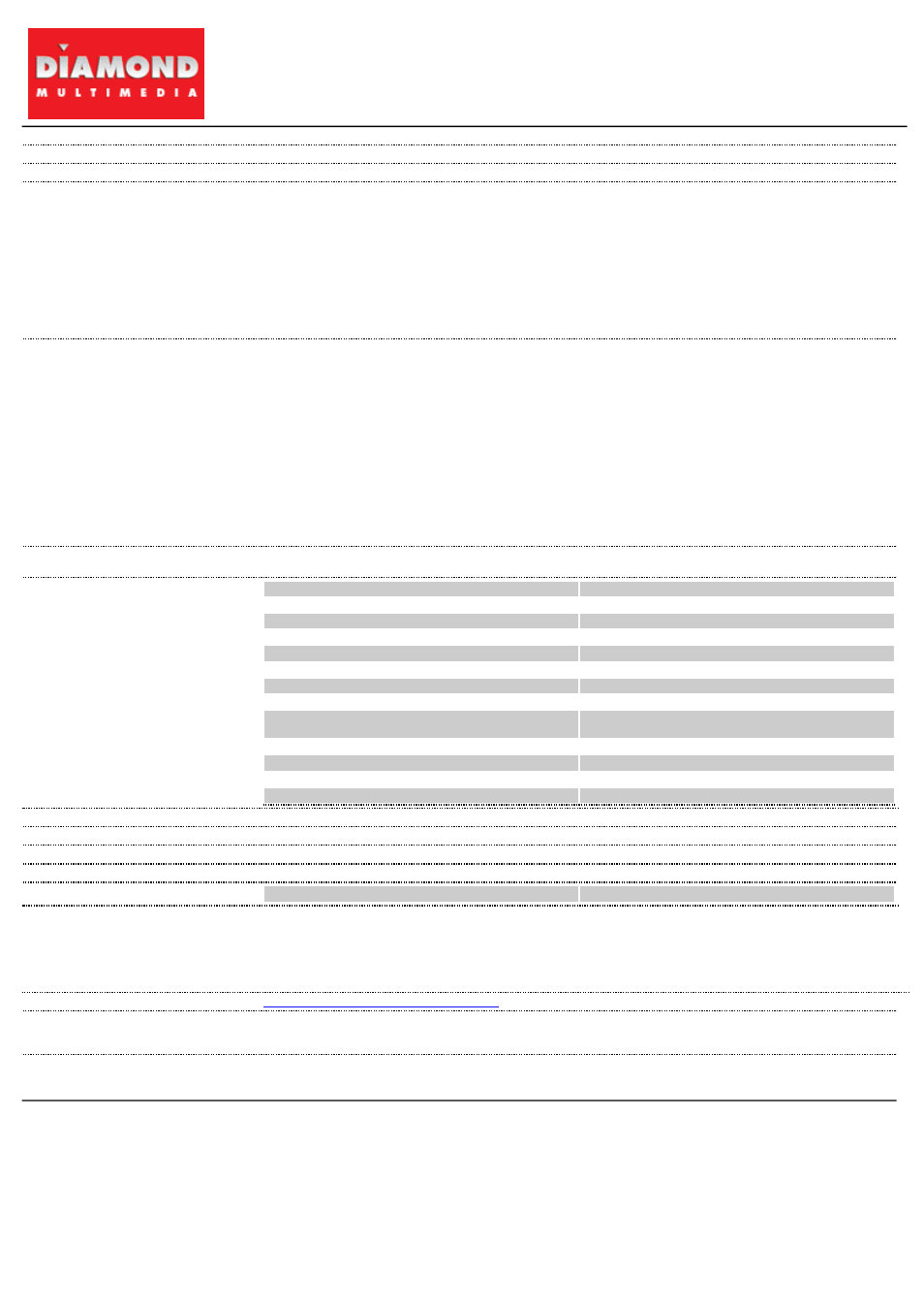 Diamond Multimedia XtremeTV PVR550PCI User Manual | 1 page