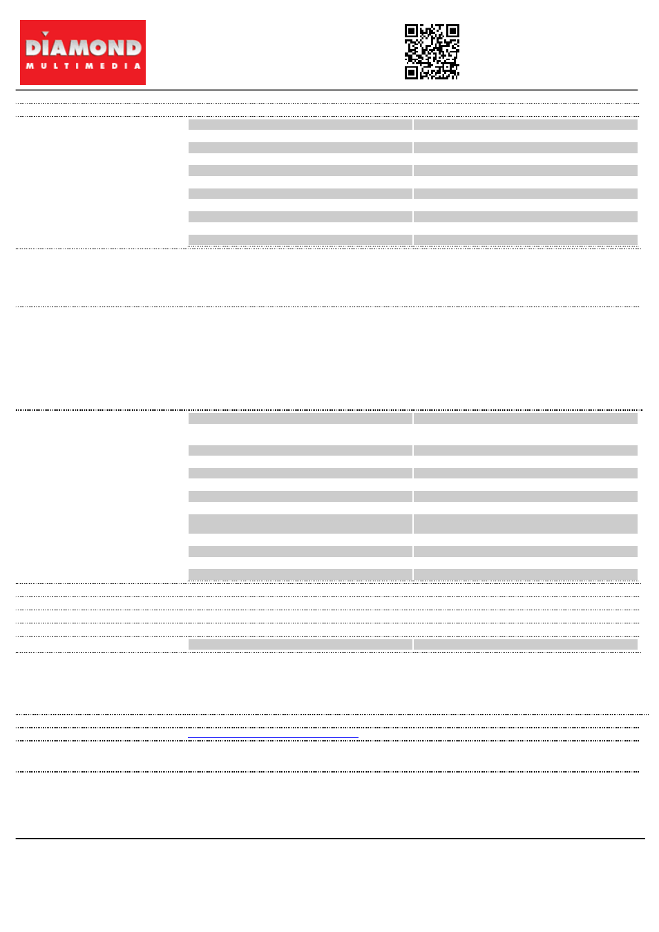 Diamond Multimedia ATI Radeon SKU 4550PE3512 User Manual | 1 page