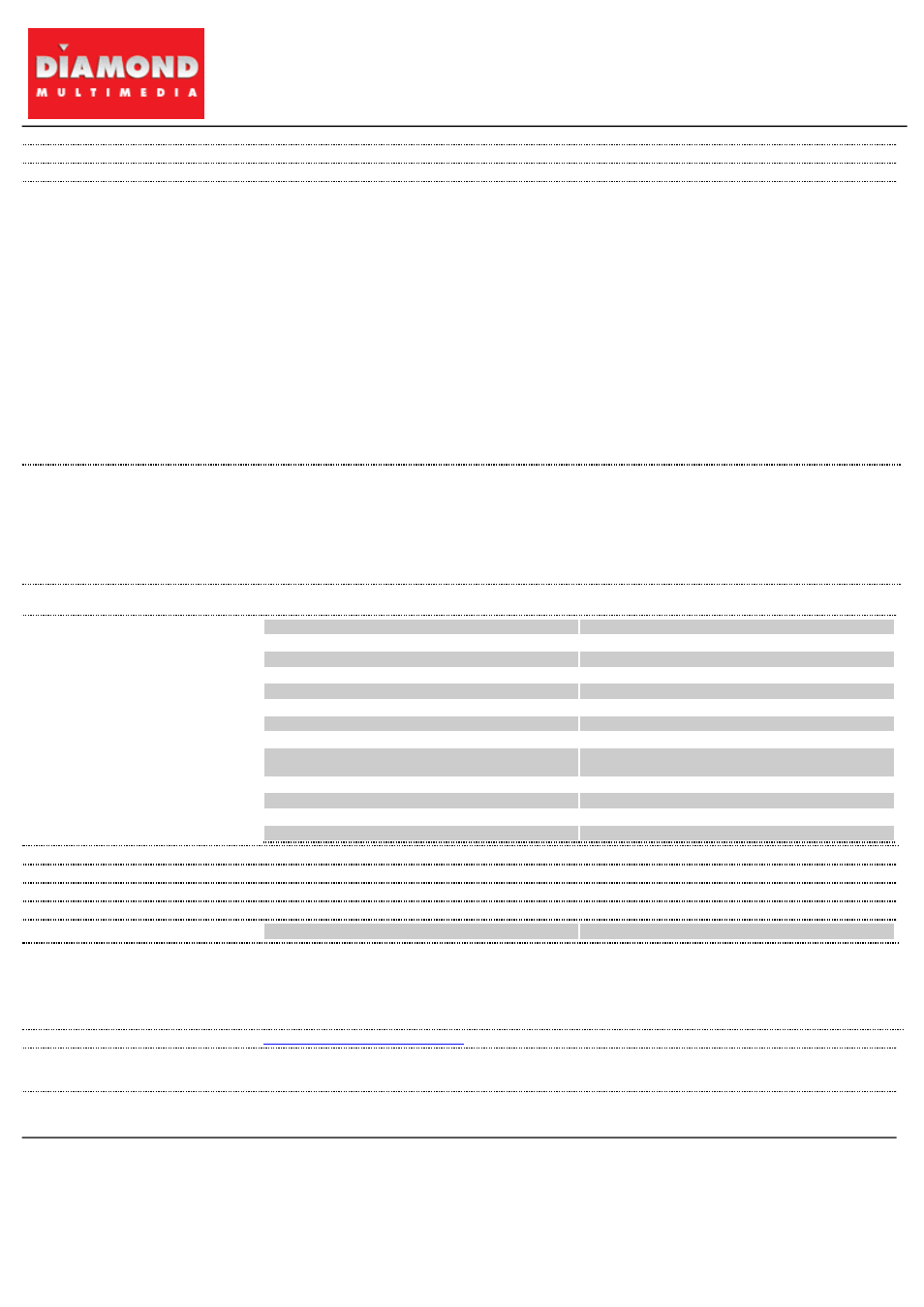 Diamond Multimedia XtremeSound 7.1 XS71 User Manual | 1 page