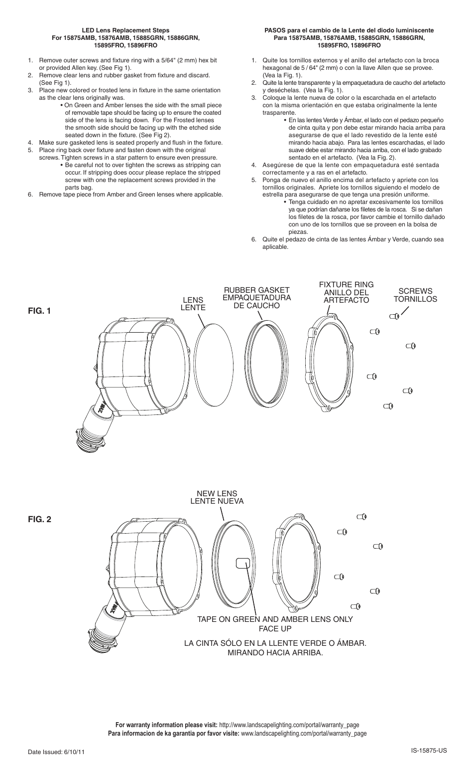 Kichler 15875 User Manual | 1 page