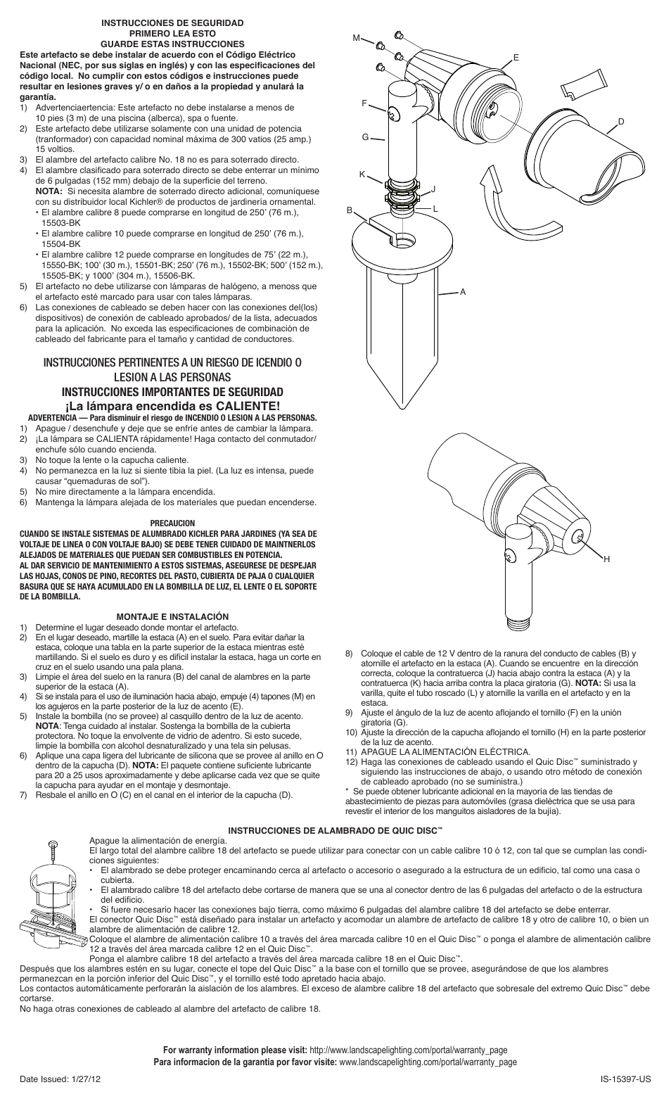 Kichler 15397 User Manual | Page 2 / 2