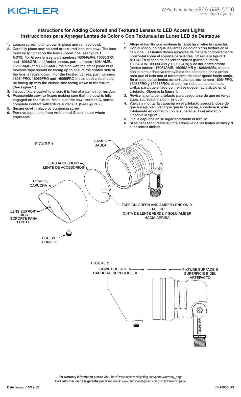 Kichler 16065 User Manual | 1 page