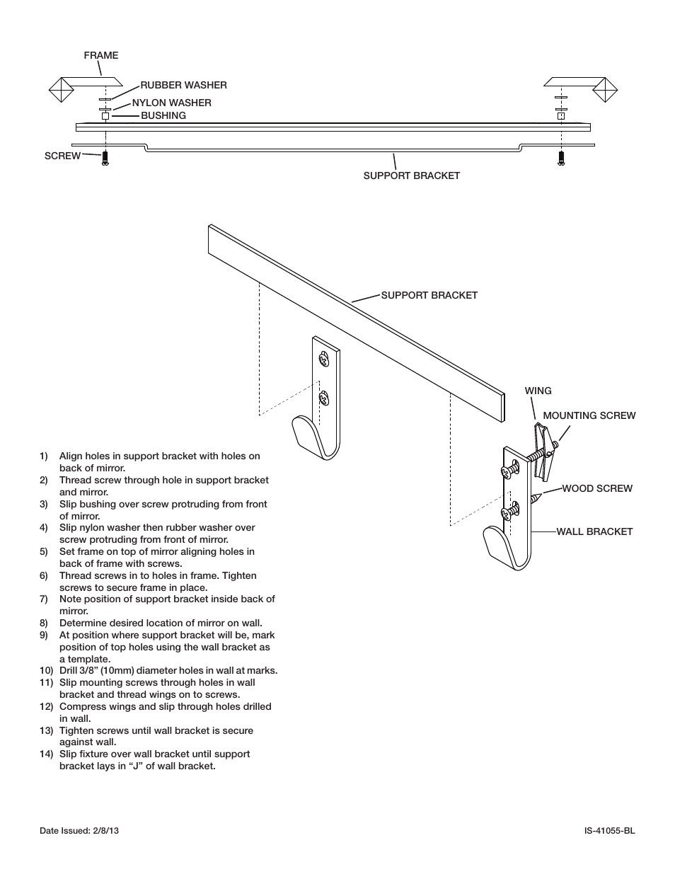Kichler 41055 User Manual | 1 page