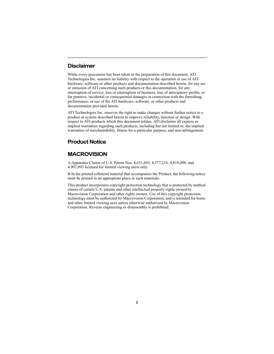 ATI Technologies RADEON 9000 User Manual | Page 2 / 36