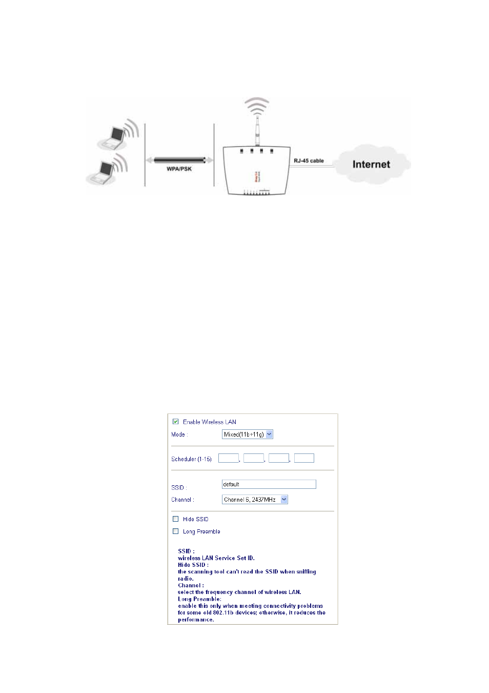 Wireless lan settings(for g models), 1 general settings | Draytek Vigor2100 User Manual | Page 20 / 37