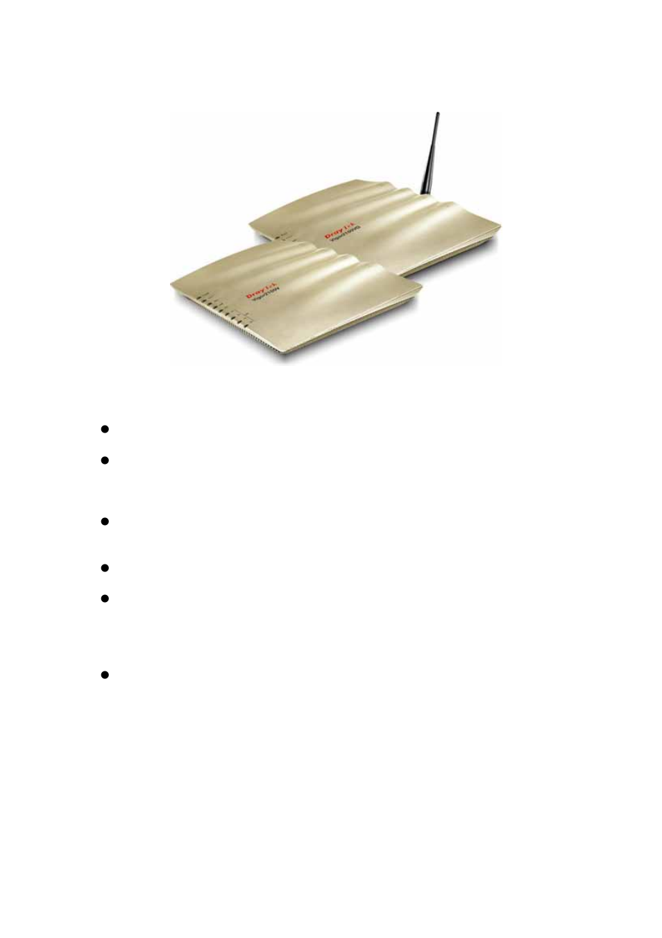 Introduction | Draytek Vigor2100 User Manual | Page 7 / 37