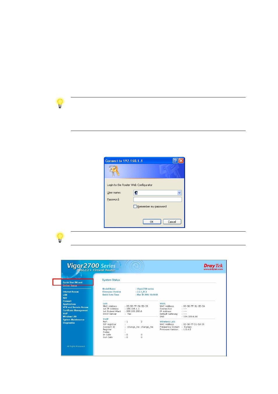 1 basic configuration | Draytek Vigor2700G User Manual | Page 17 / 32