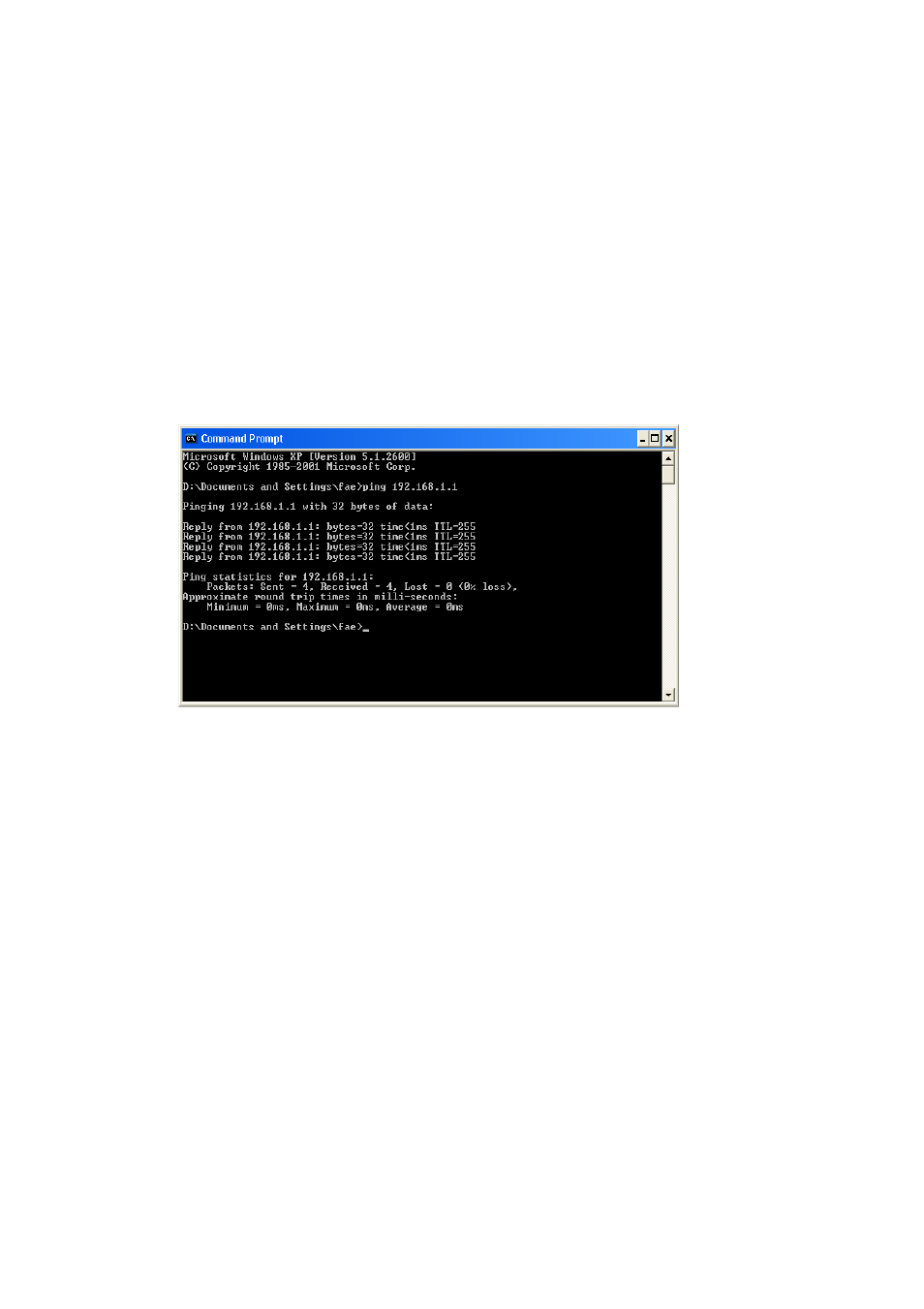 3 pinging the router from your computer | Draytek Vigor2700G User Manual | Page 28 / 32