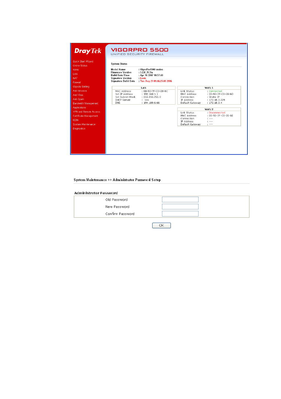 Draytek VigorPro 5500 Series User Manual | Page 18 / 250