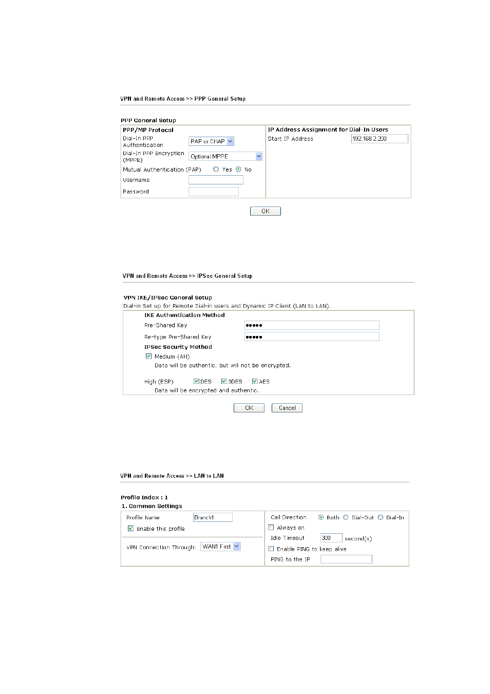 Draytek VigorPro 5500 Series User Manual | Page 223 / 250