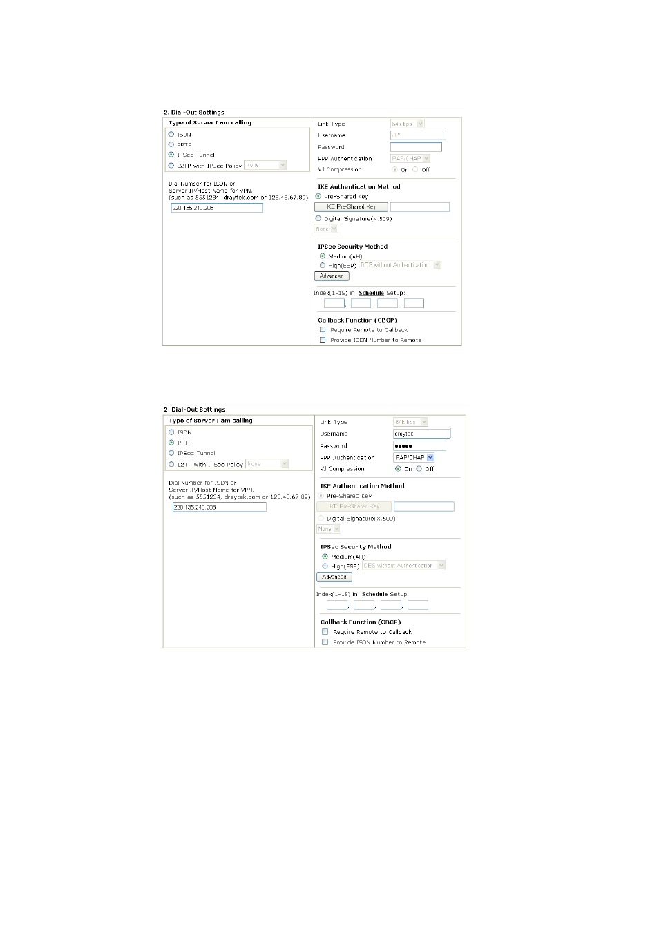 Draytek VigorPro 5500 Series User Manual | Page 224 / 250