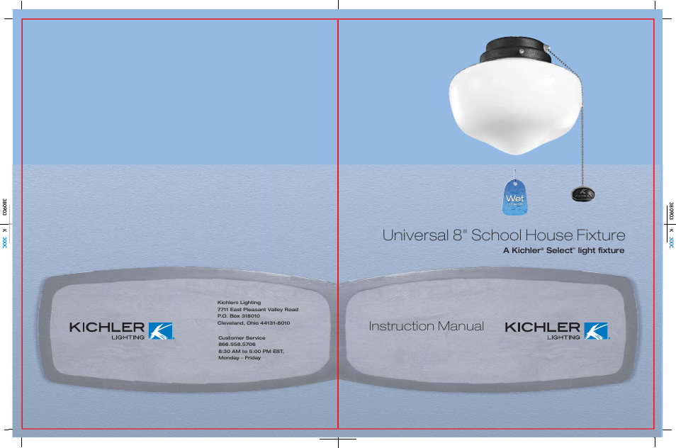 Kichler 380903 User Manual | 4 pages