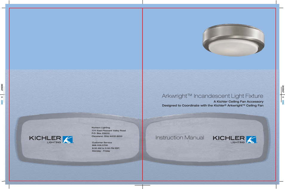 Kichler 380047 User Manual | 4 pages