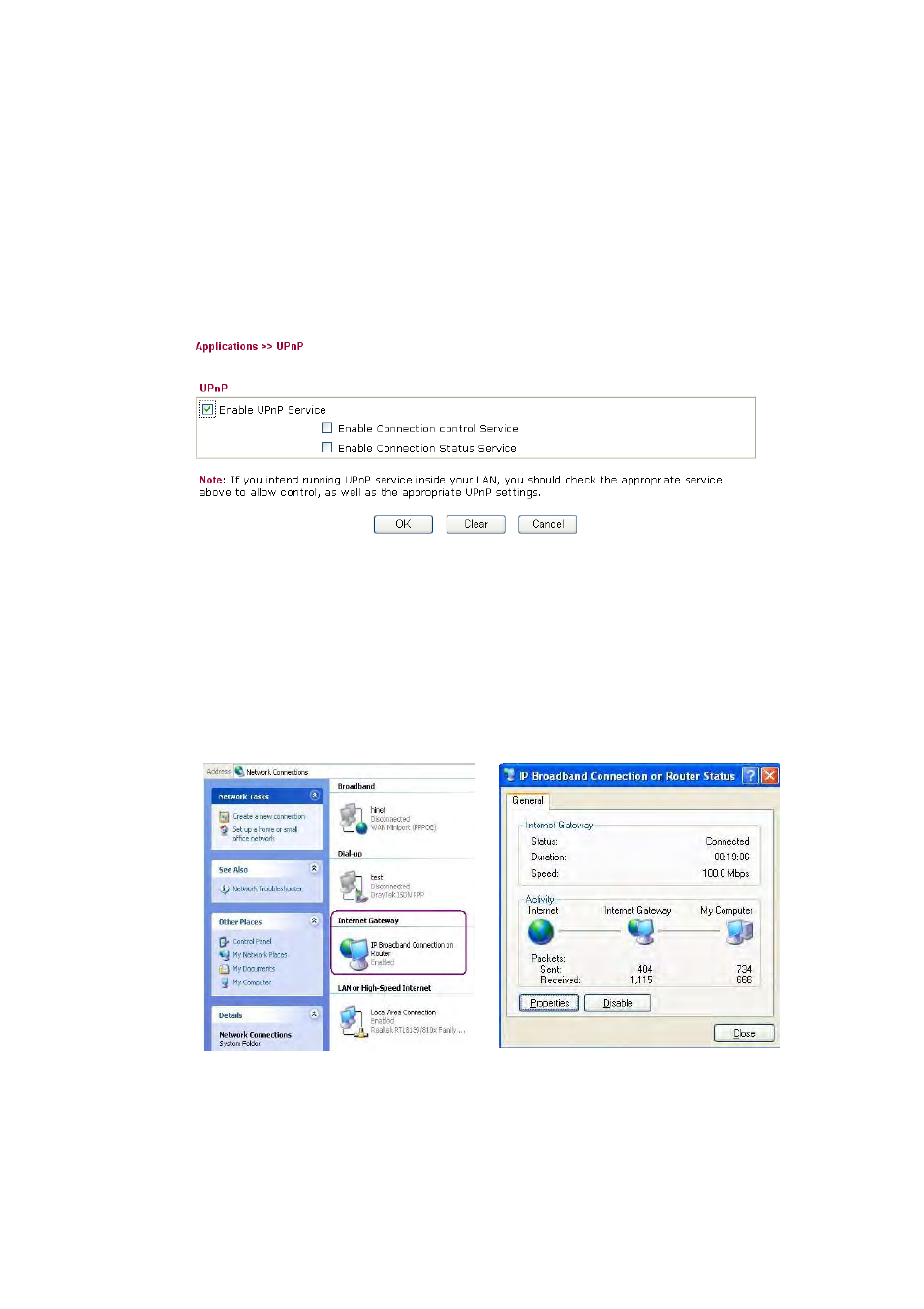 4 upnp | Draytek 2910 User Manual | Page 100 / 235