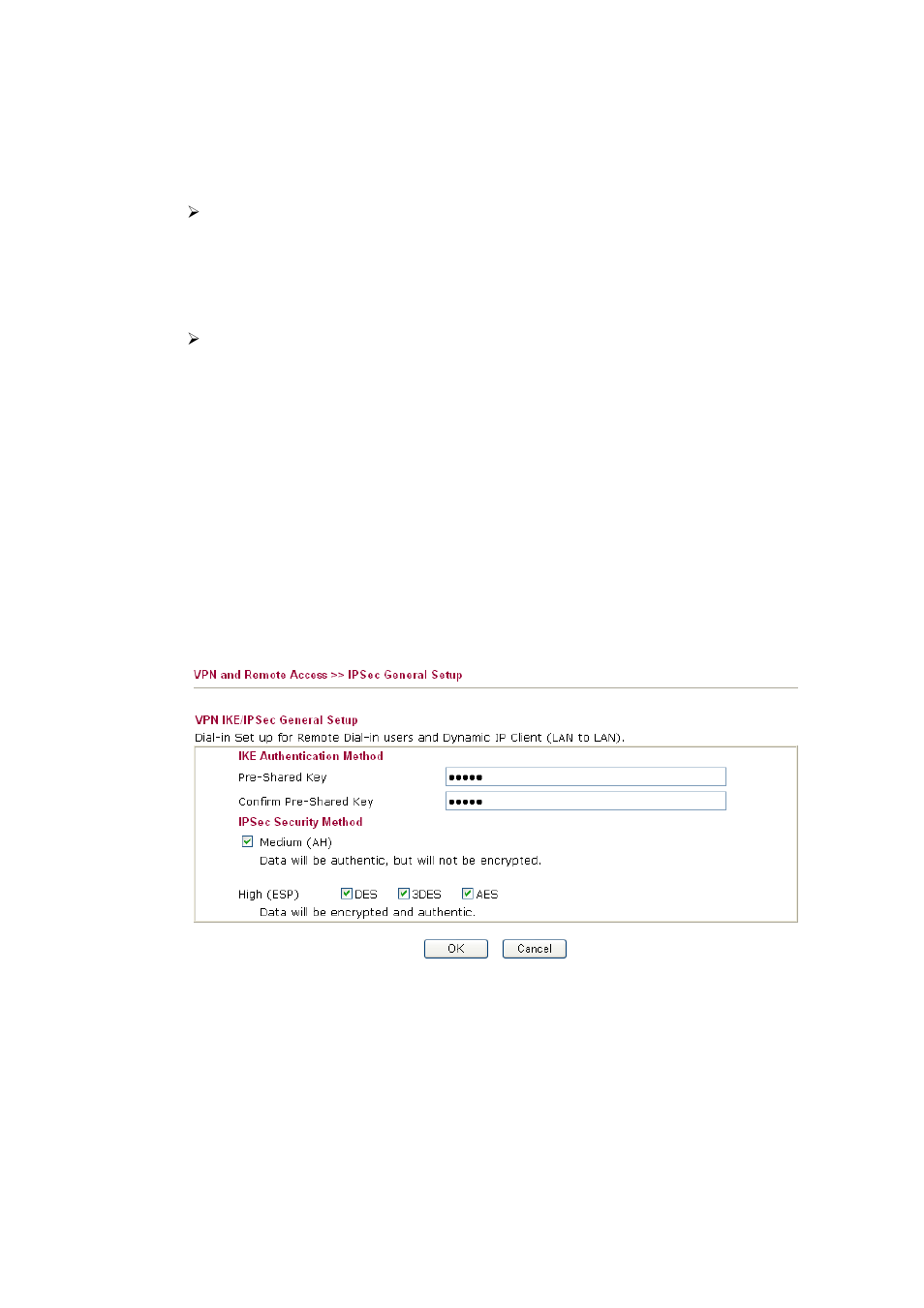 3 ipsec general setup | Draytek 2910 User Manual | Page 105 / 235