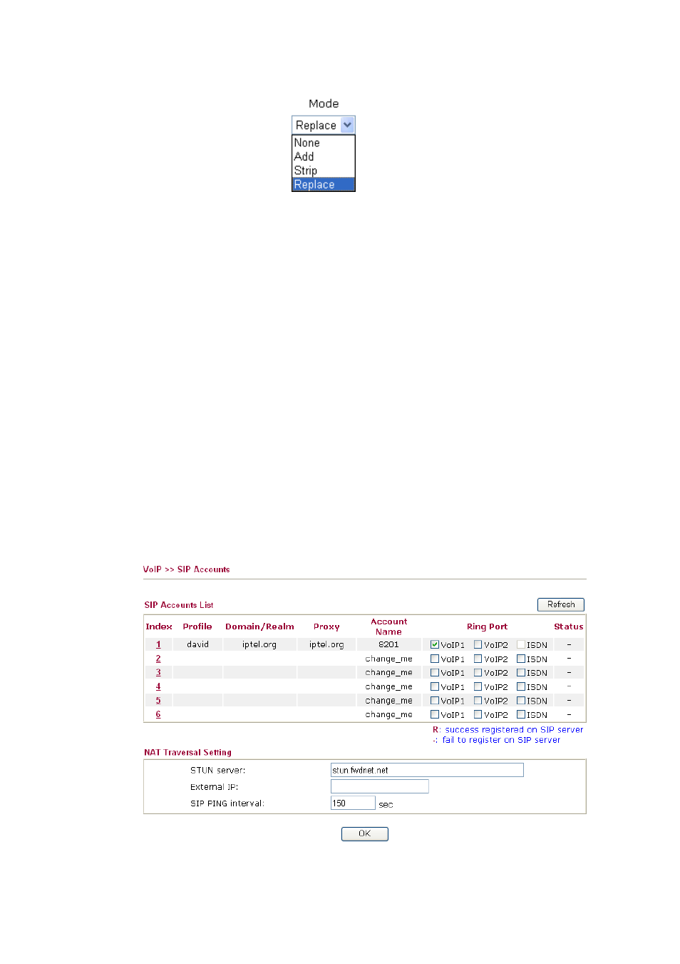 2 sip accounts | Draytek 2910 User Manual | Page 134 / 235