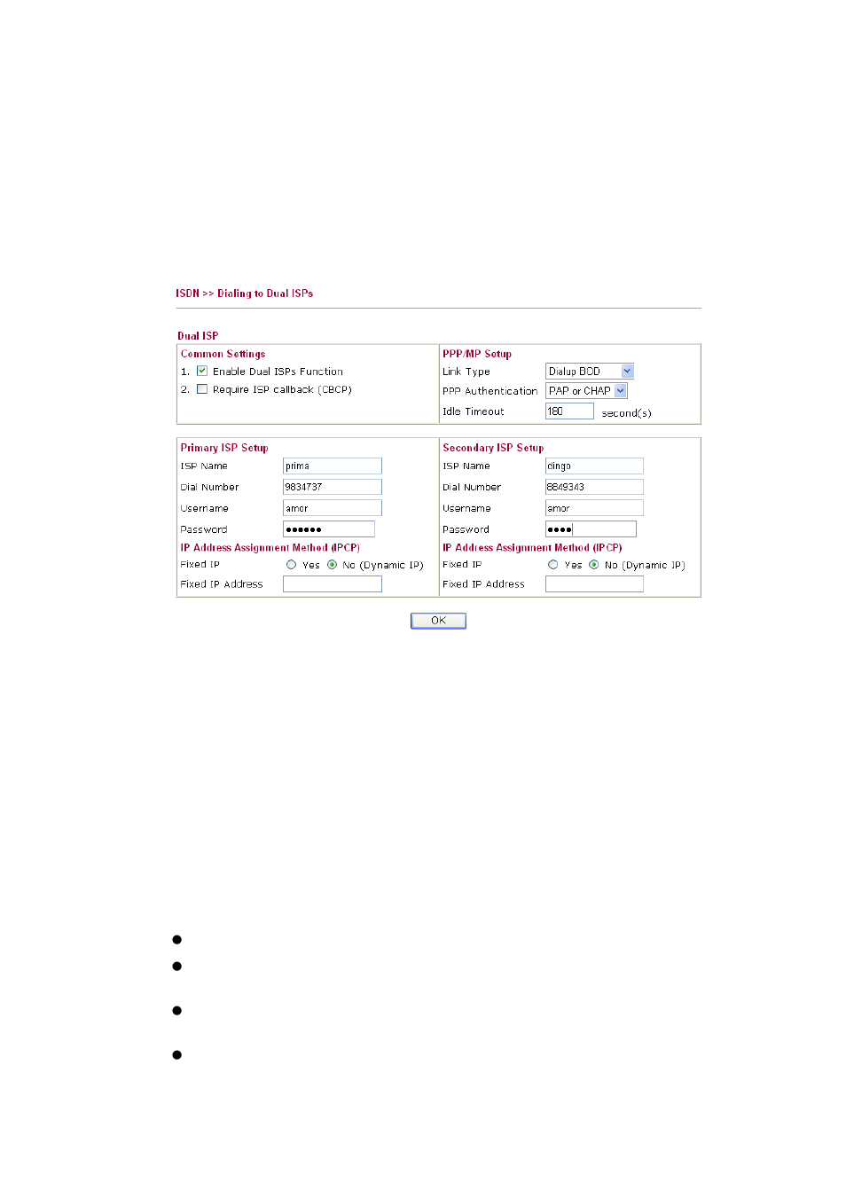 3 dialing to dual isps, 4 virtual ta | Draytek 2910 User Manual | Page 151 / 235