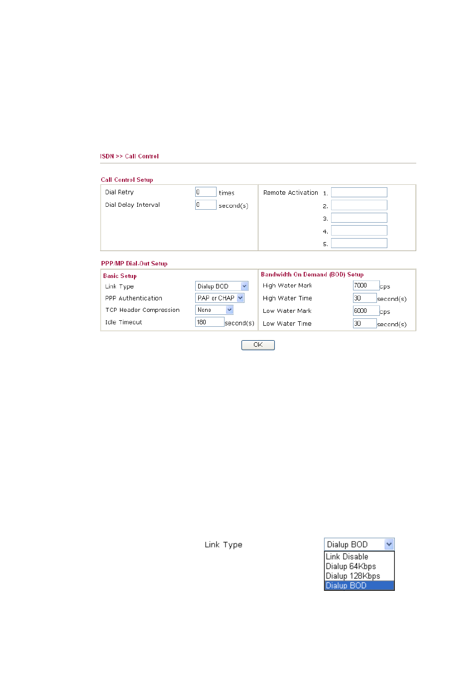 5 call control | Draytek 2910 User Manual | Page 155 / 235