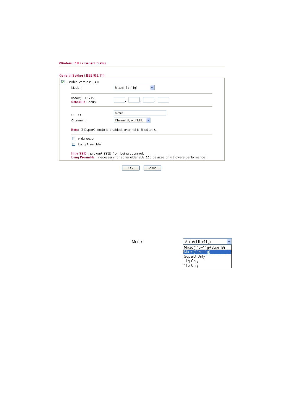 2 general settings | Draytek 2910 User Manual | Page 160 / 235