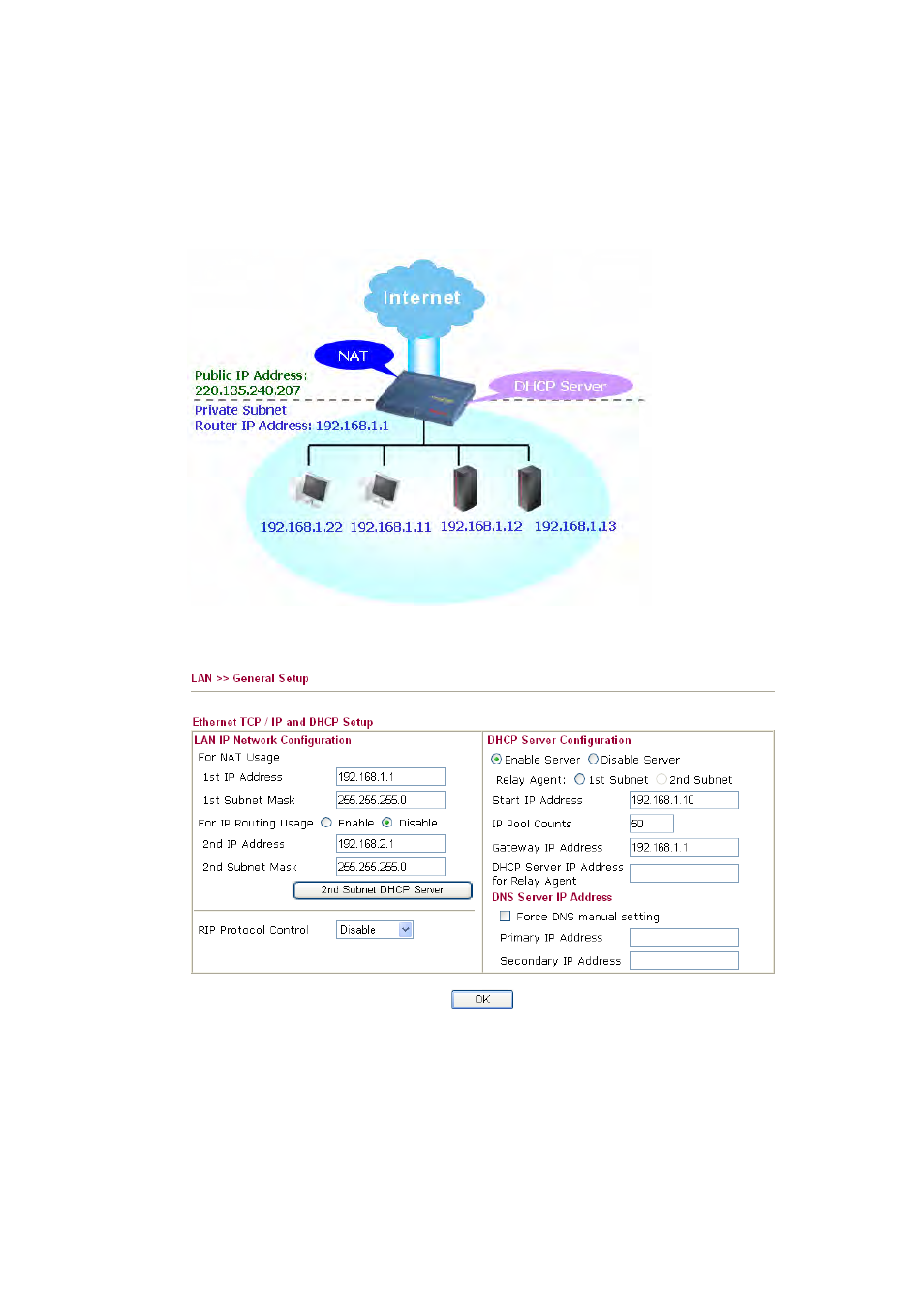 4 lan – created by using nat | Draytek 2910 User Manual | Page 208 / 235