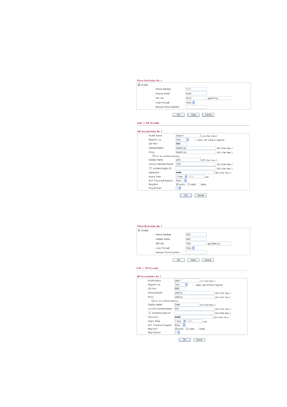 5 calling scenario for voip function | Draytek 2910 User Manual | Page 210 / 235