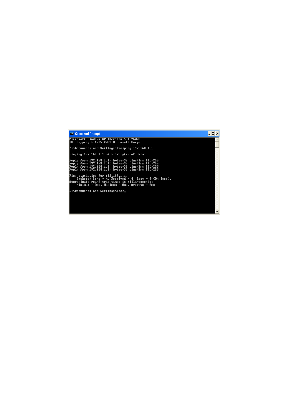 3 pinging the router from your computer | Draytek 2910 User Manual | Page 230 / 235