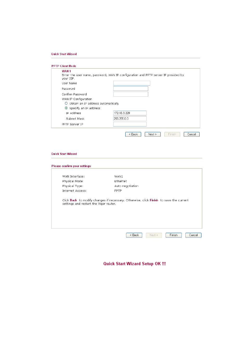 2 pptp | Draytek 2910 User Manual | Page 26 / 235