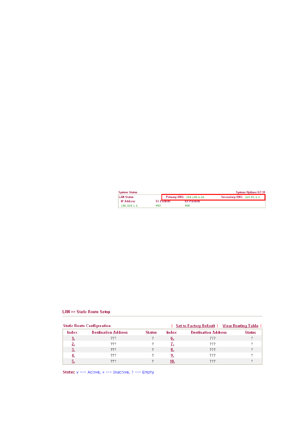 3 static route | Draytek 2910 User Manual | Page 52 / 235