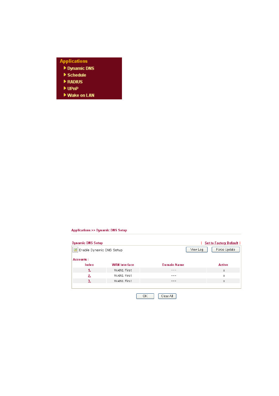 7 applications, 1 dynamic dns | Draytek 2910 User Manual | Page 95 / 235