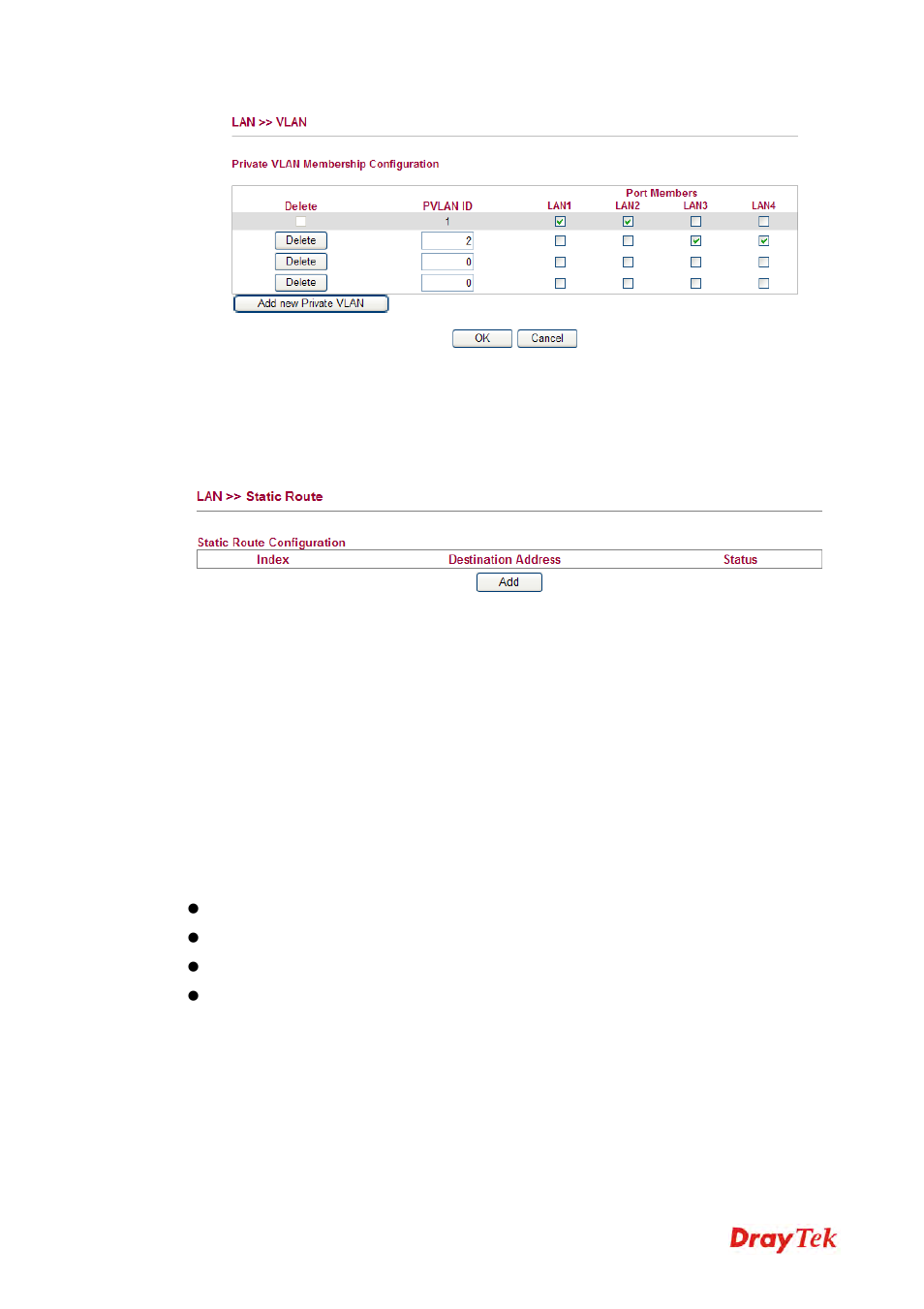 5 static route | Draytek 2130 User Manual | Page 117 / 208
