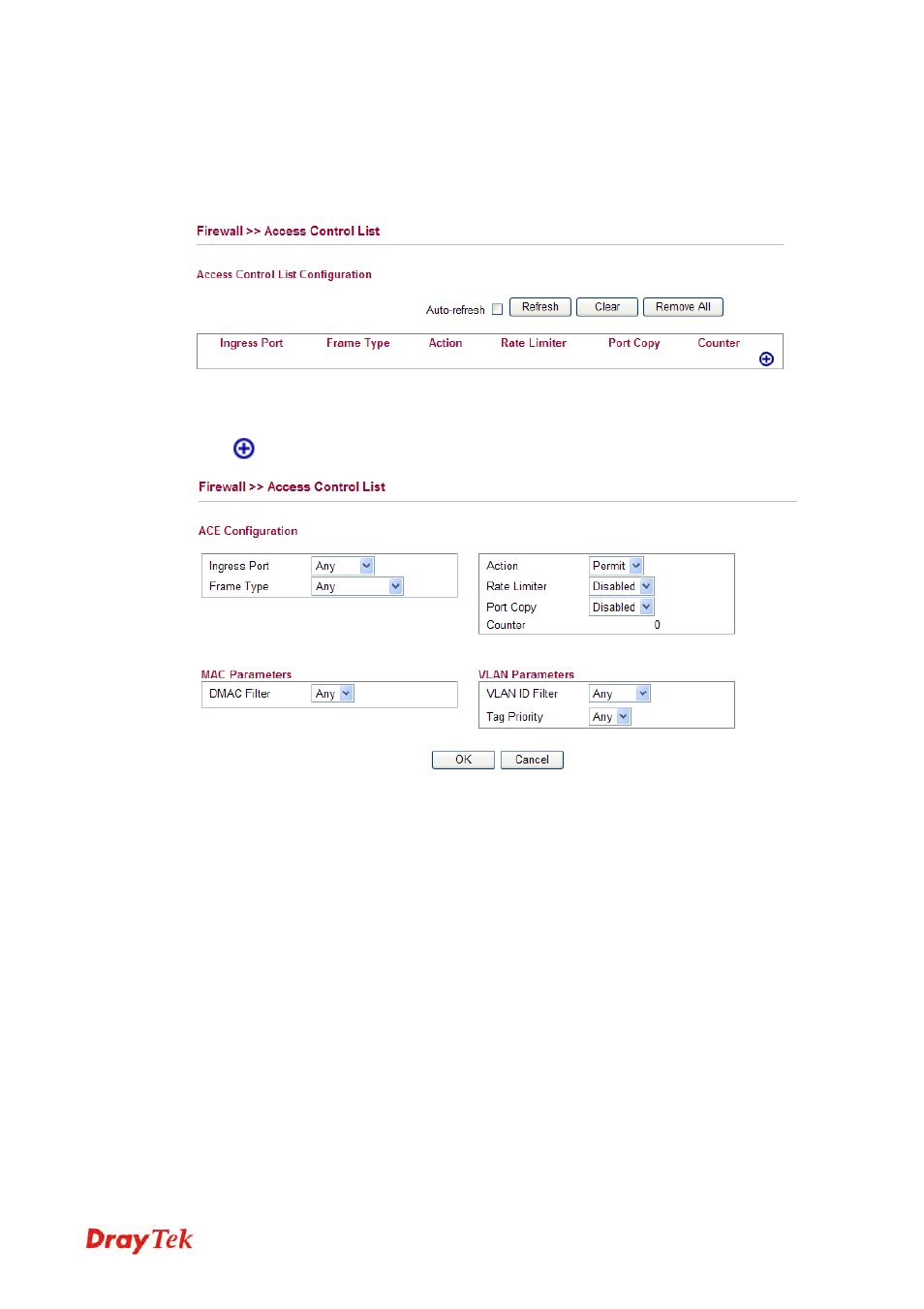 4 access control list | Draytek 2130 User Manual | Page 128 / 208