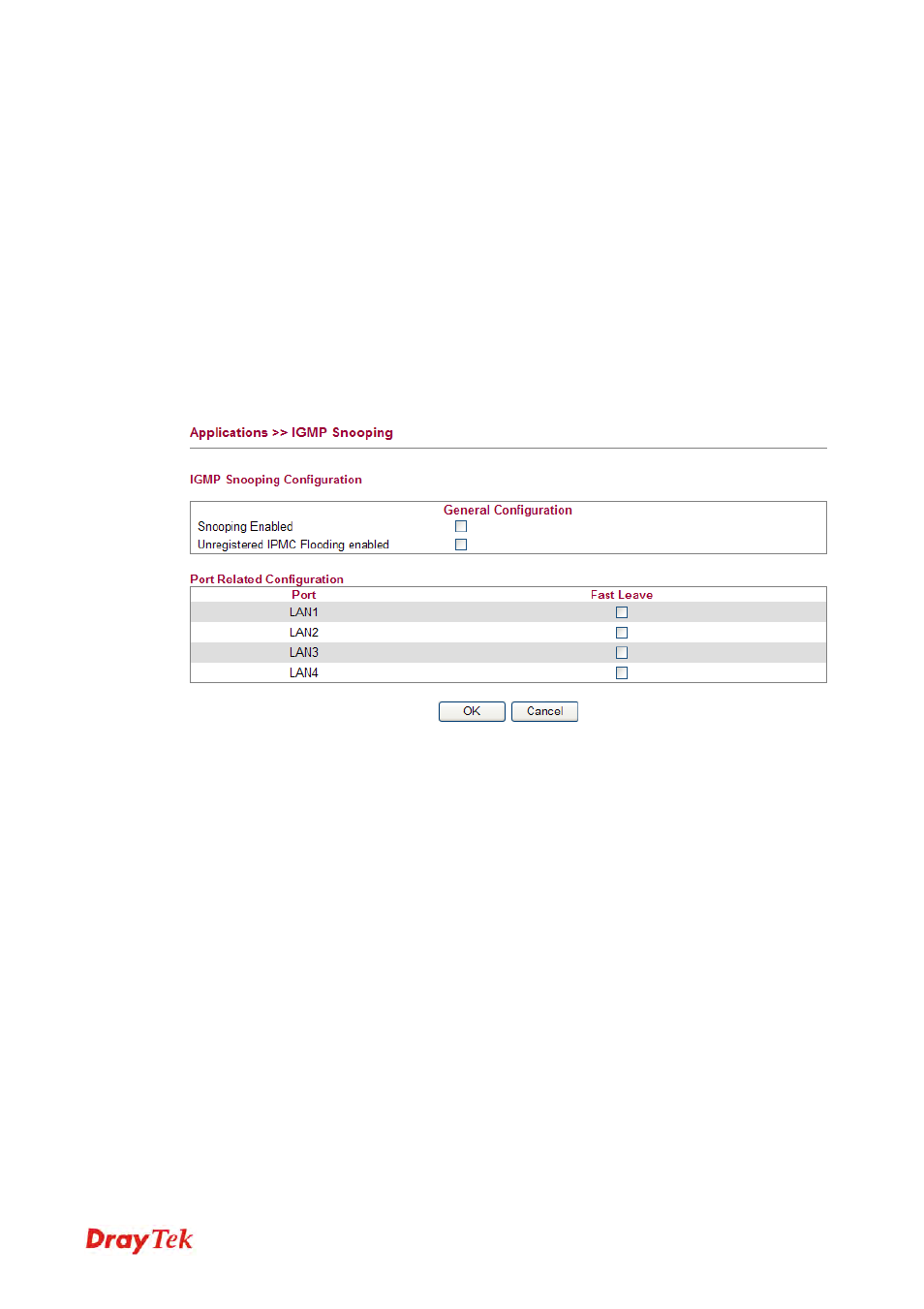 3 igmp snooping | Draytek 2130 User Manual | Page 158 / 208