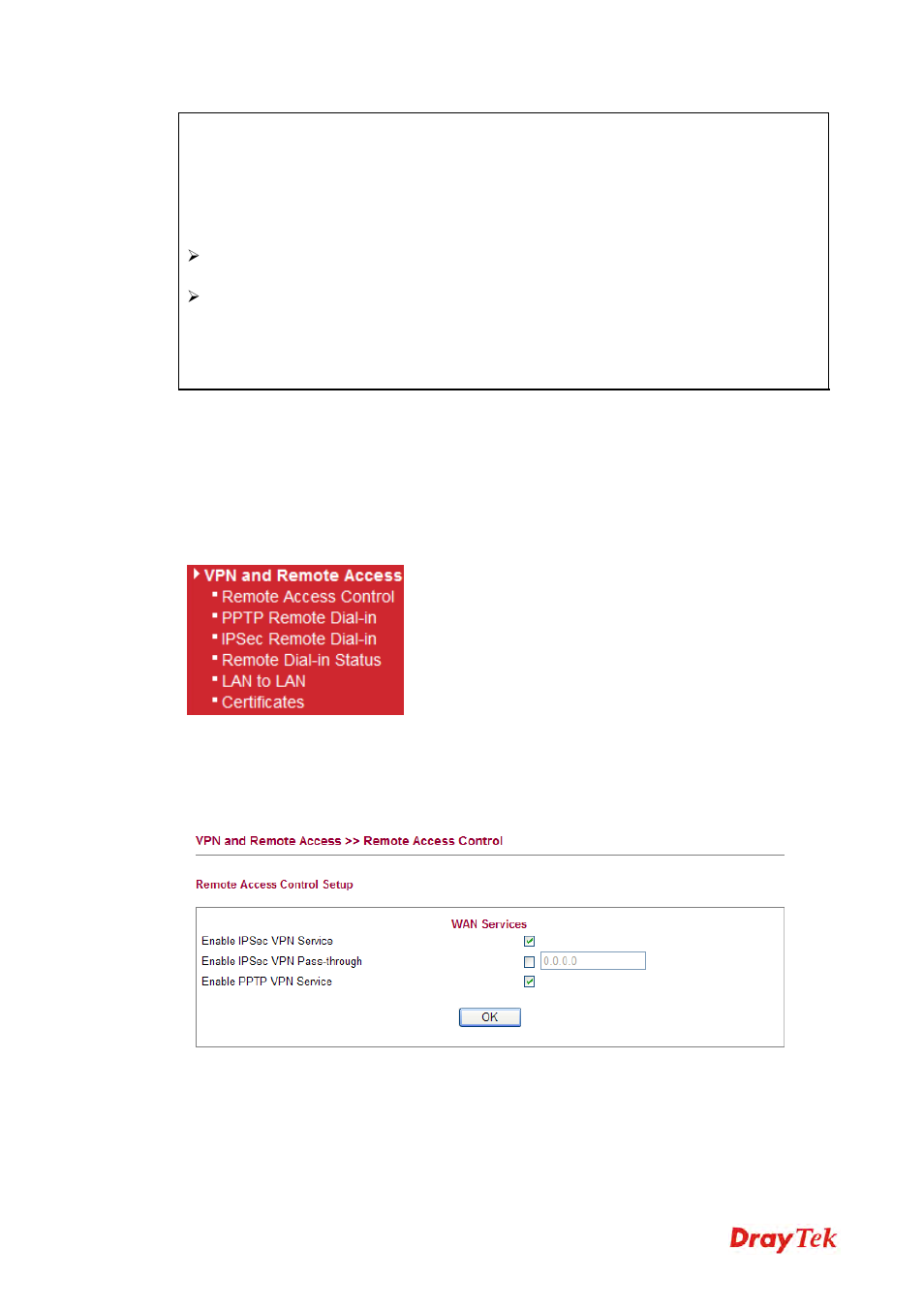 7 vpn and remote access, 1 remote access control | Draytek 2130 User Manual | Page 161 / 208