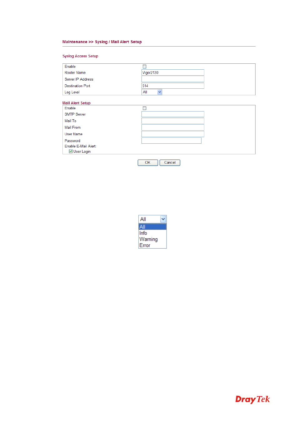 Draytek 2130 User Manual | Page 187 / 208