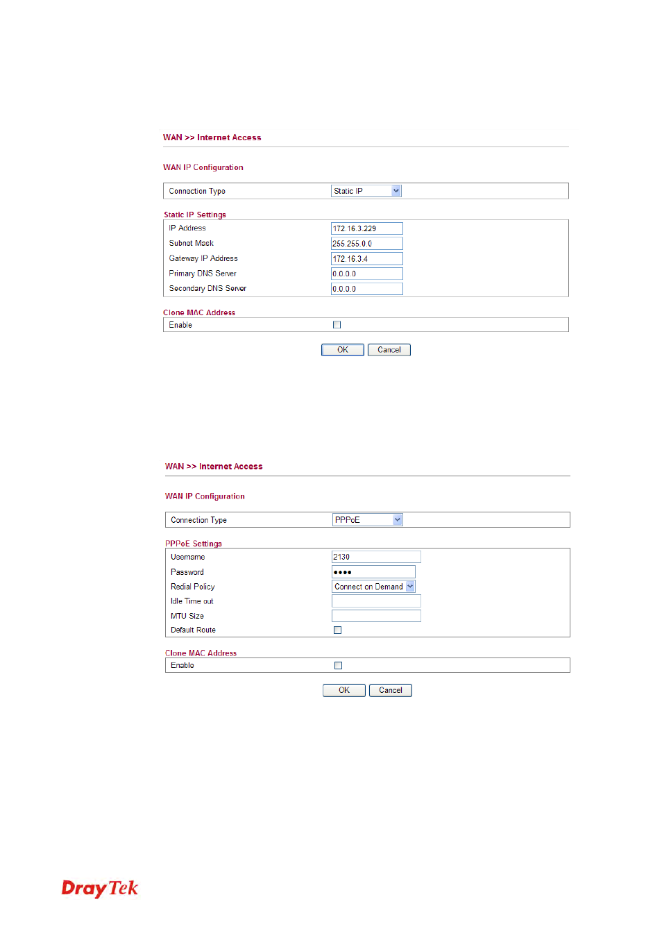Draytek 2130 User Manual | Page 206 / 208