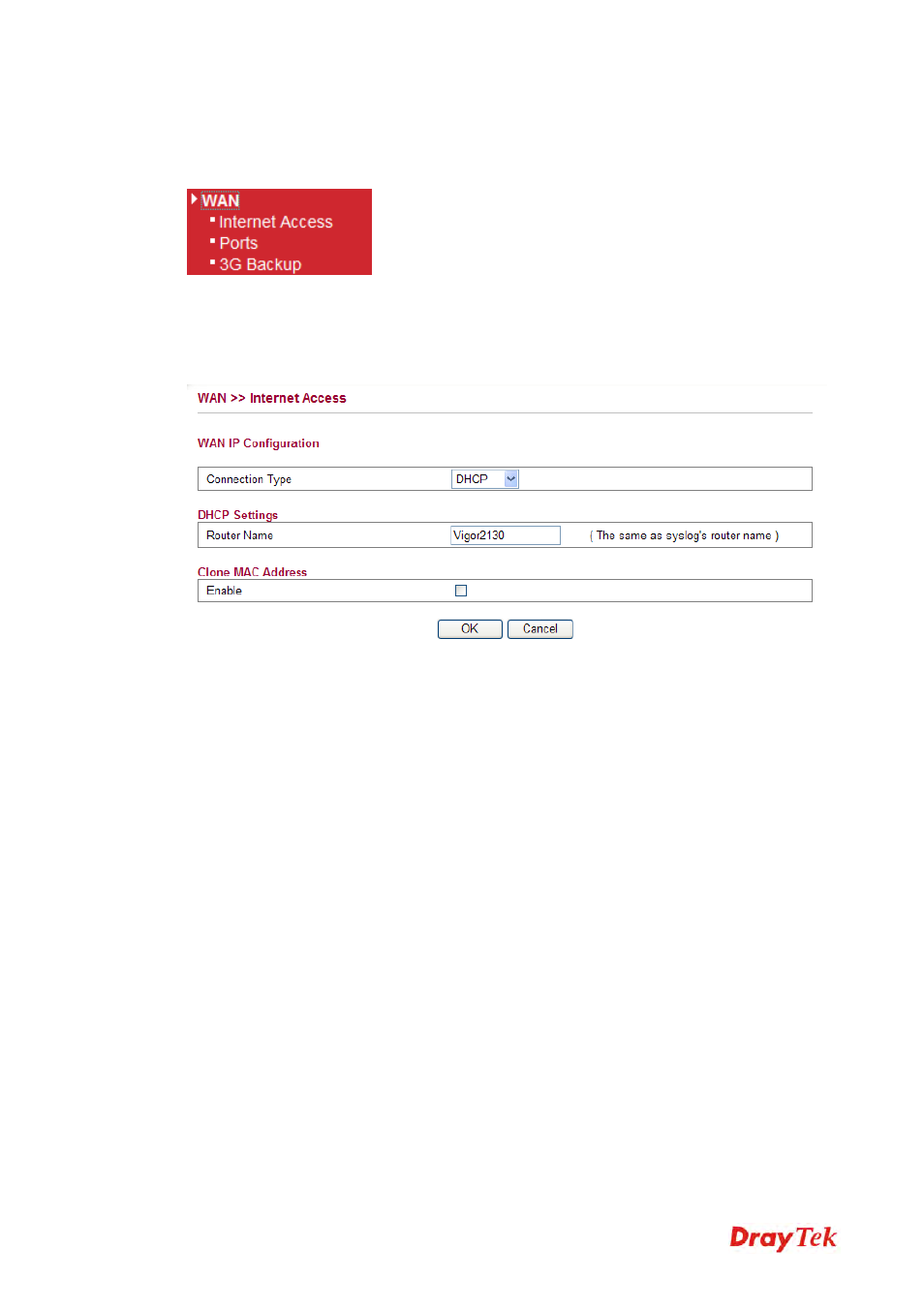 1 internet access | Draytek 2130 User Manual | Page 41 / 208