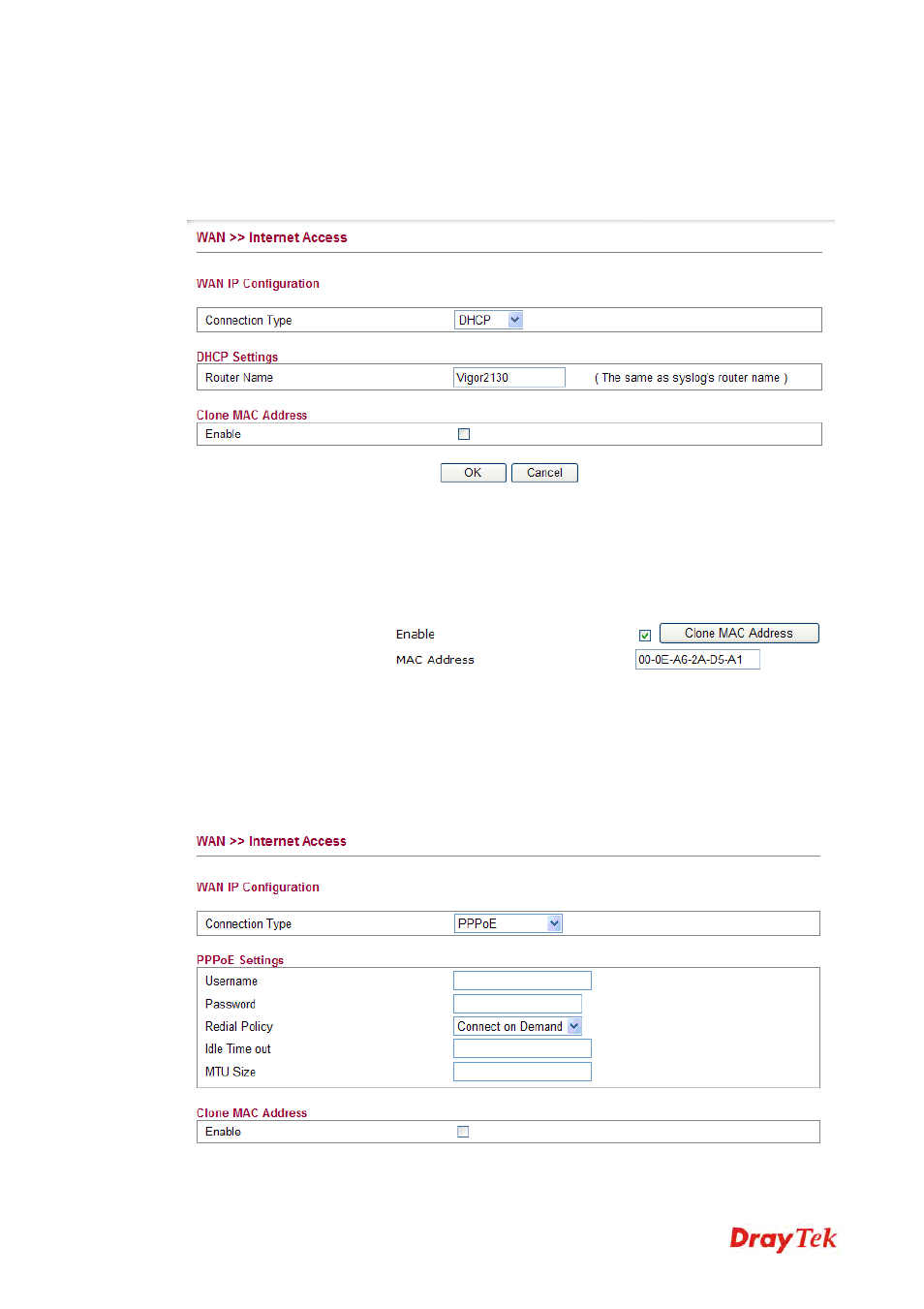 Draytek 2130 User Manual | Page 43 / 208