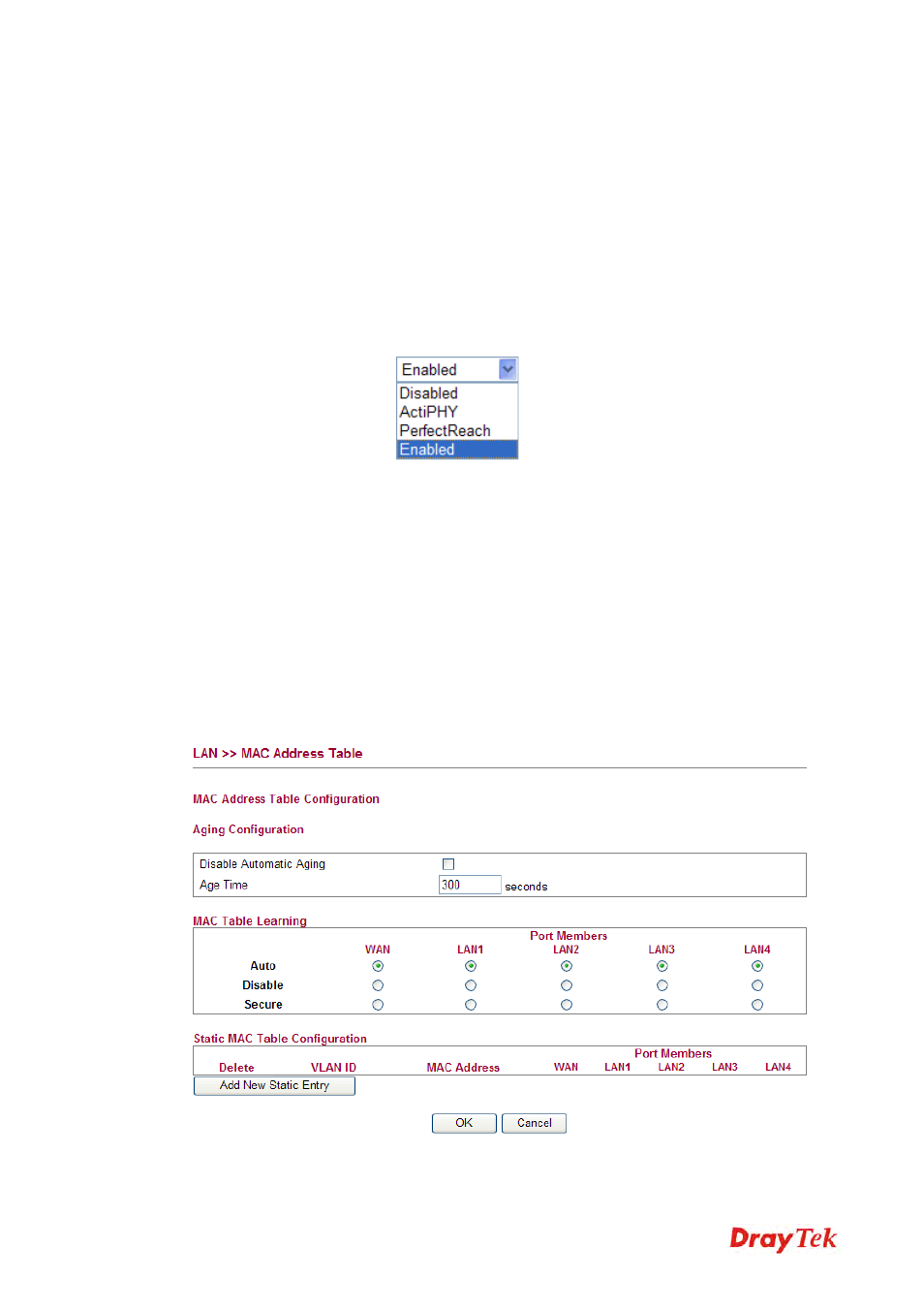 3 mac address table | Draytek 2130 User Manual | Page 53 / 208