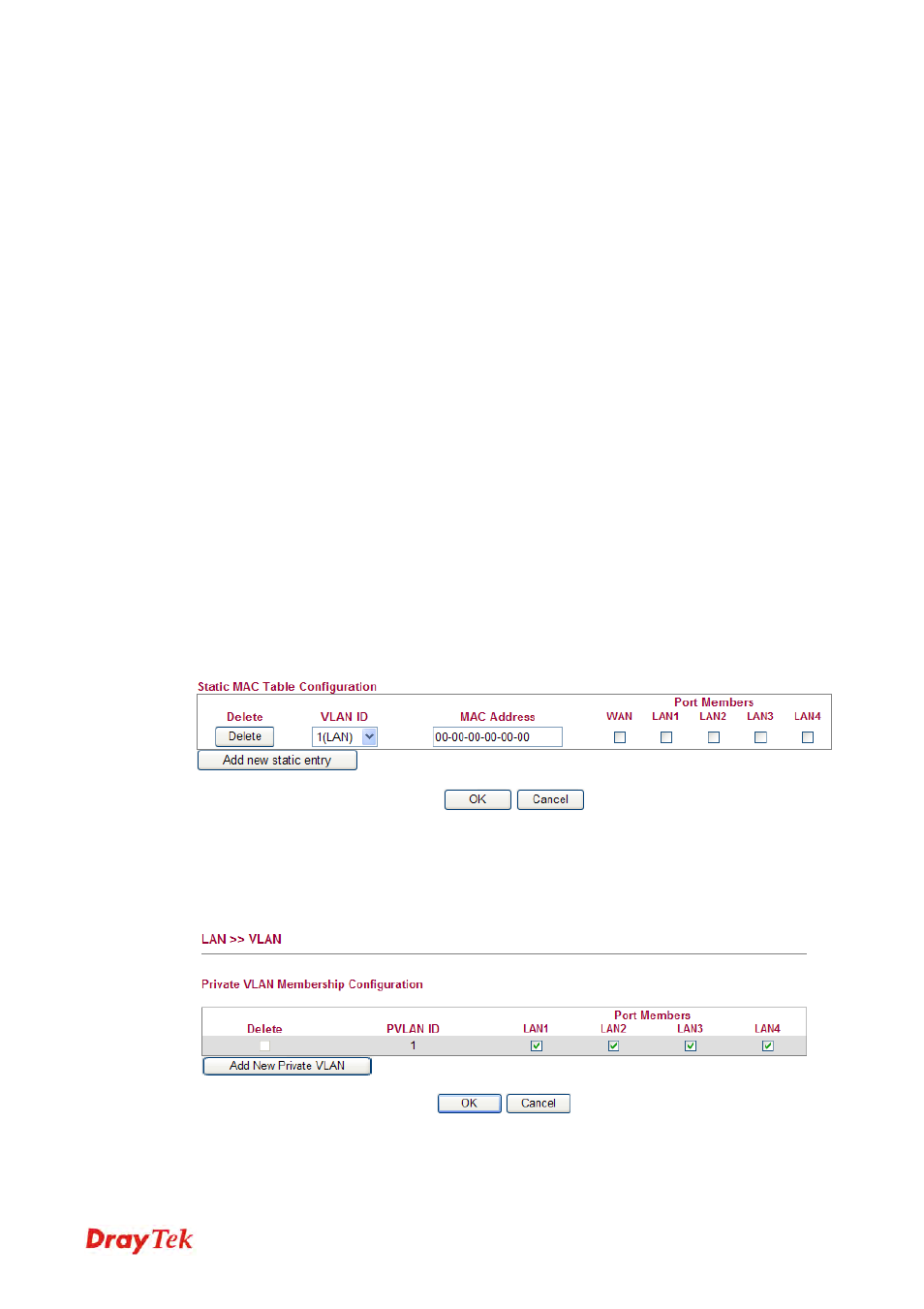 4 vlan | Draytek 2130 User Manual | Page 54 / 208