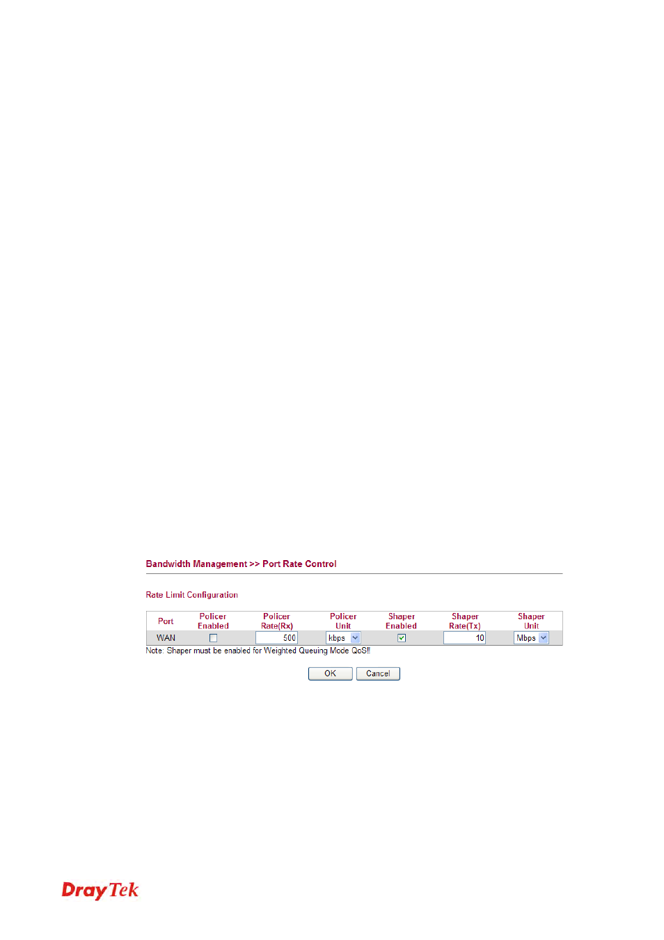 3 port rate control | Draytek 2130 User Manual | Page 64 / 208