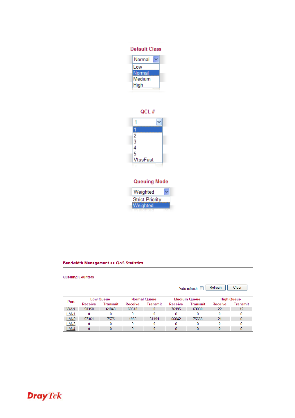 6 qos statistics | Draytek 2130 User Manual | Page 70 / 208