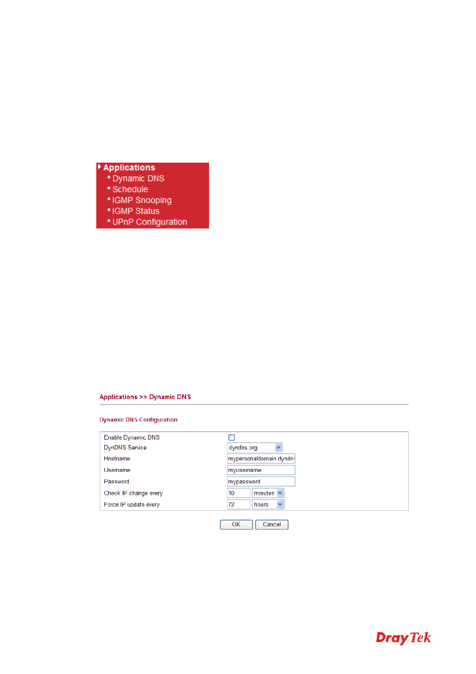 5 applications, 1 dynamic dns | Draytek 2130 User Manual | Page 73 / 208