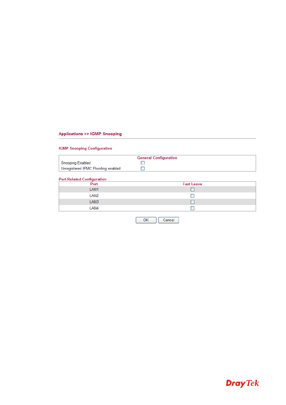 3 igmp snooping | Draytek 2130 User Manual | Page 75 / 208