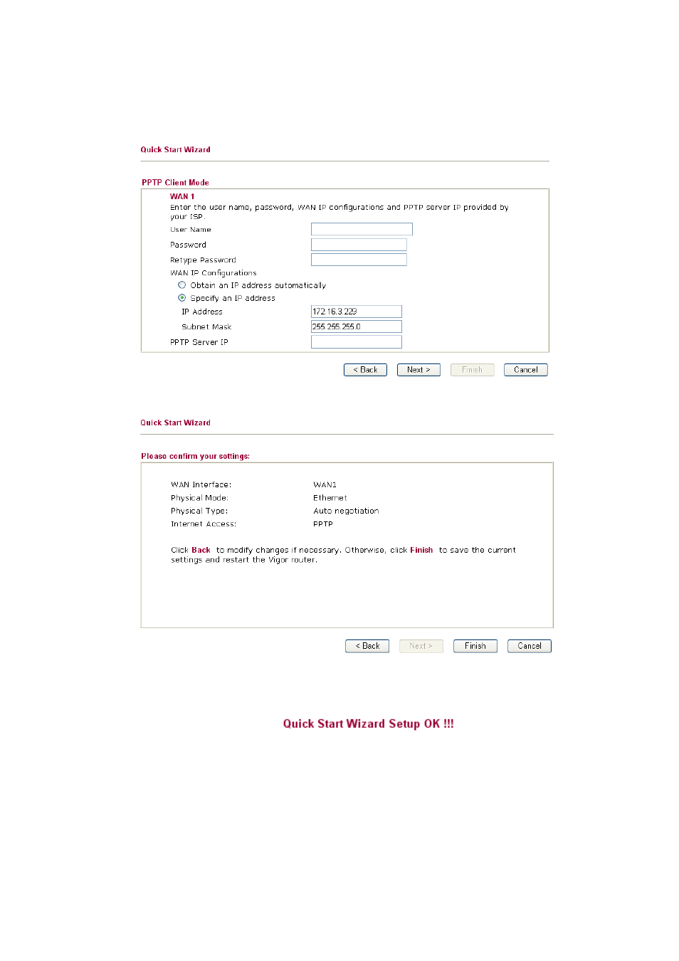 Draytek DUAL-WAN SECURITY ROUTER VIGOR2910 User Manual | Page 16 / 199