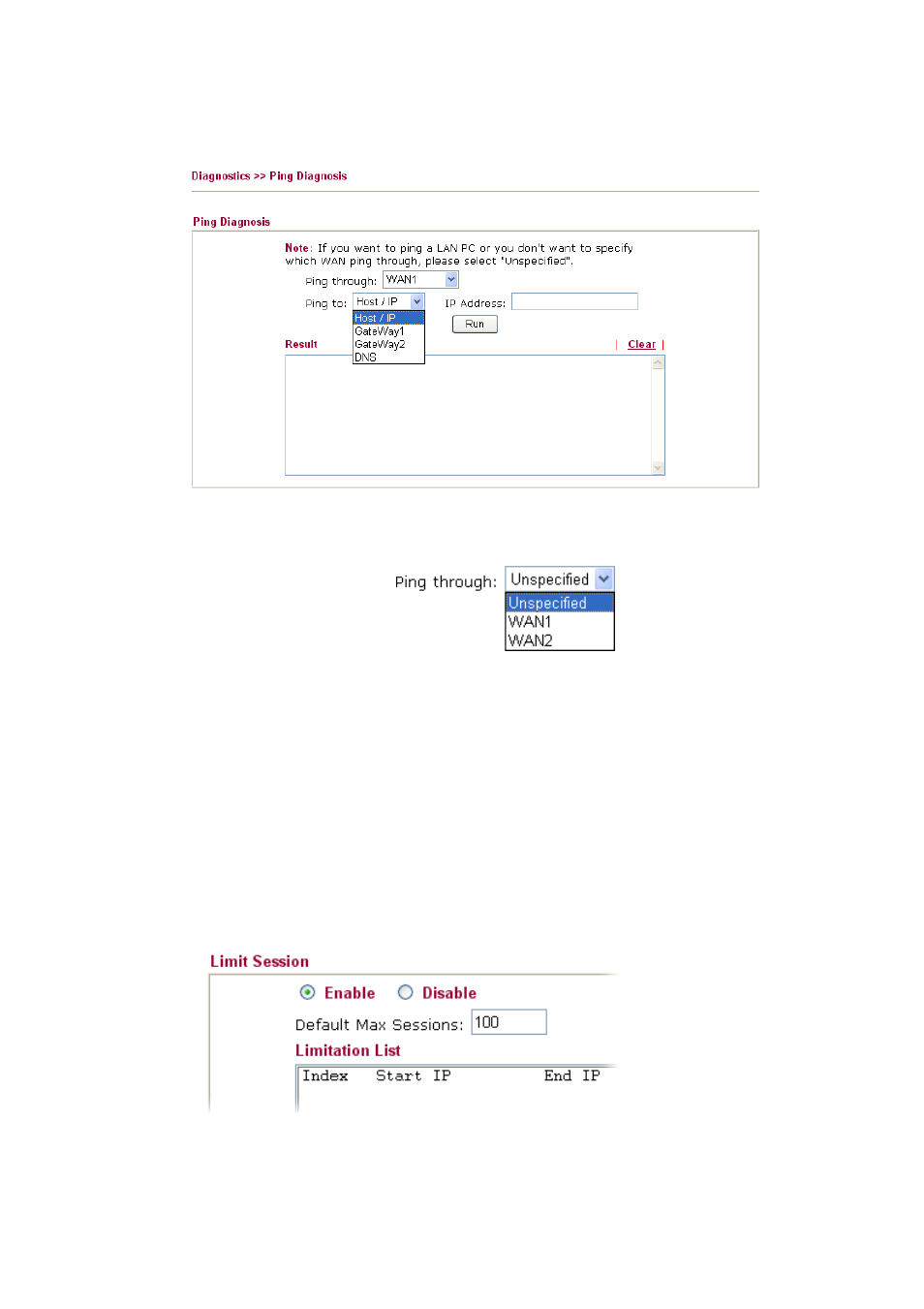 Draytek DUAL-WAN SECURITY ROUTER VIGOR2910 User Manual | Page 160 / 199