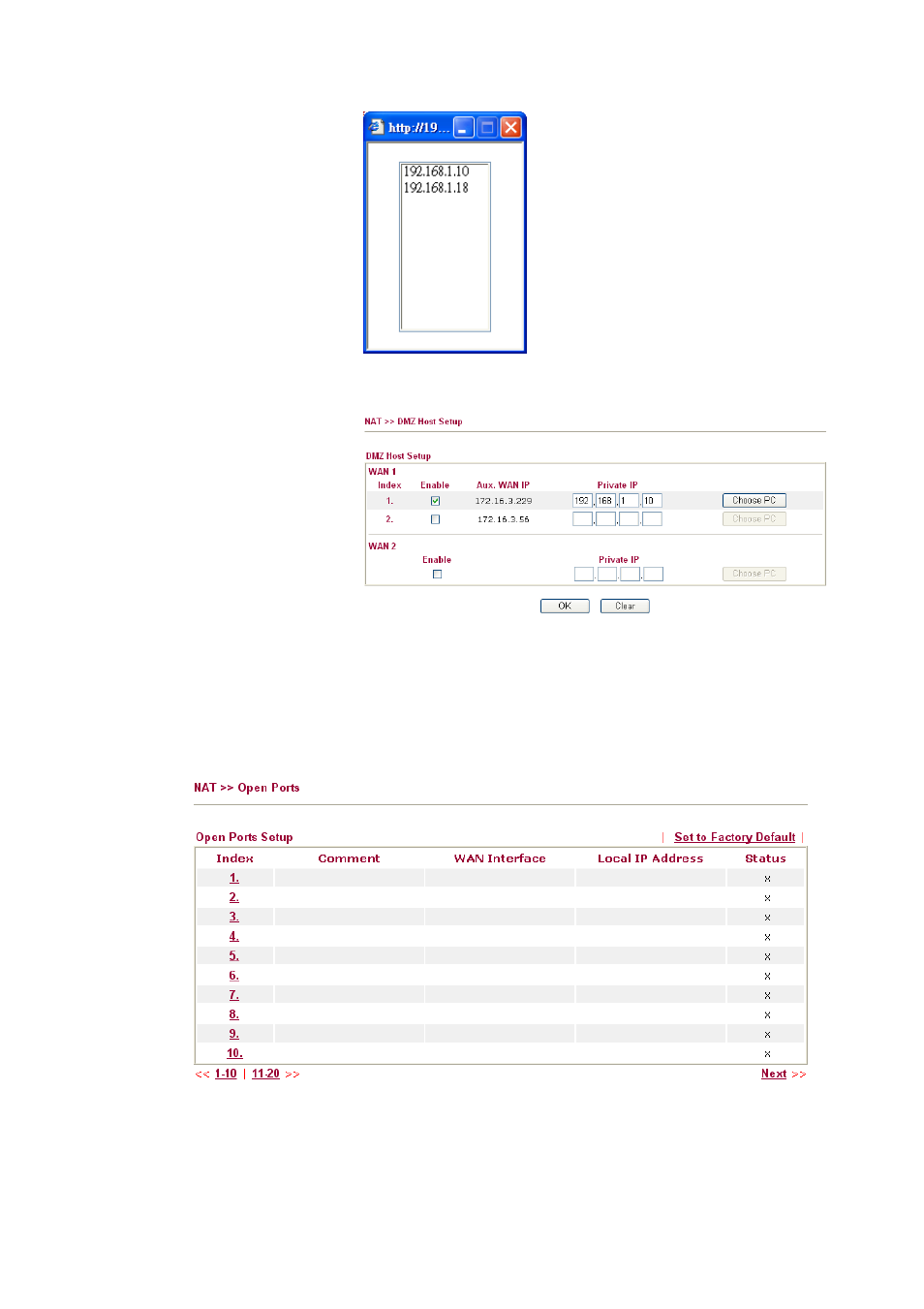 Draytek DUAL-WAN SECURITY ROUTER VIGOR2910 User Manual | Page 48 / 199